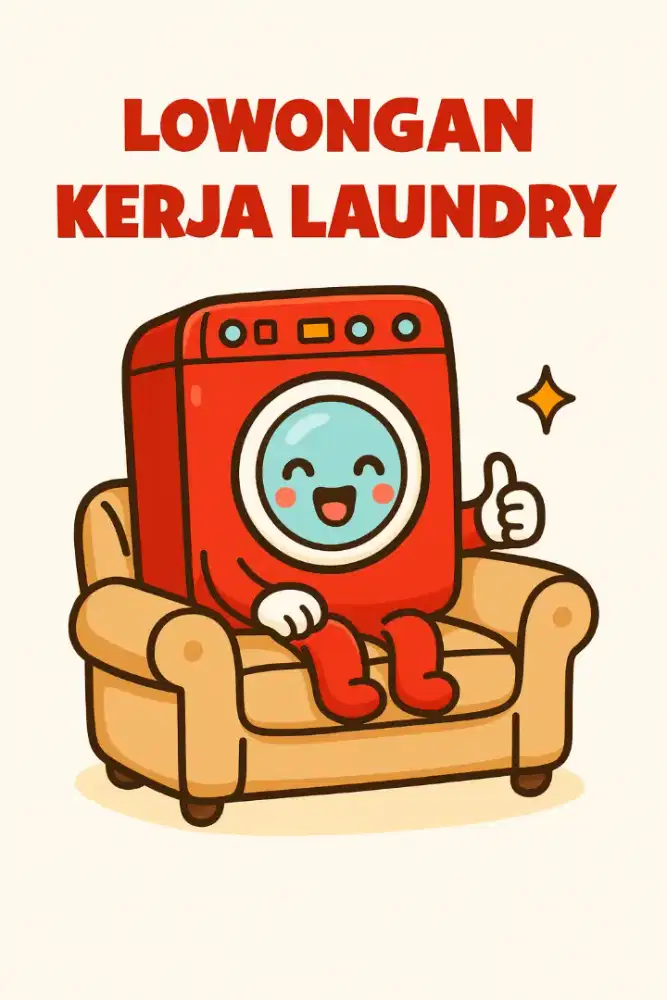 Lowongan pria/wanita staff laundry karyawan laundry