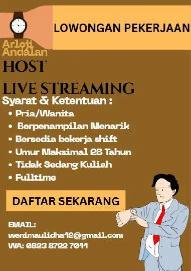 DICARI HOST LIVE STREAMING