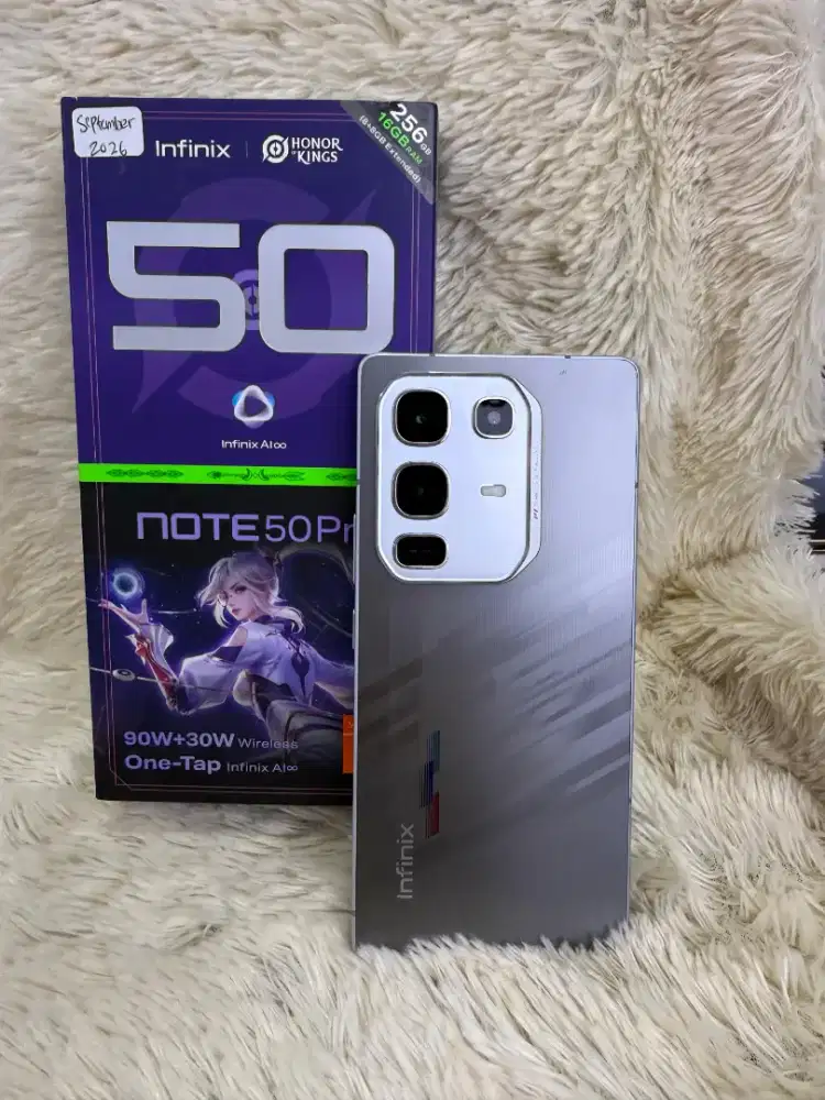 Infinix Note 50 Pro ram 8/256Gb silver Fullset original#3GCom
