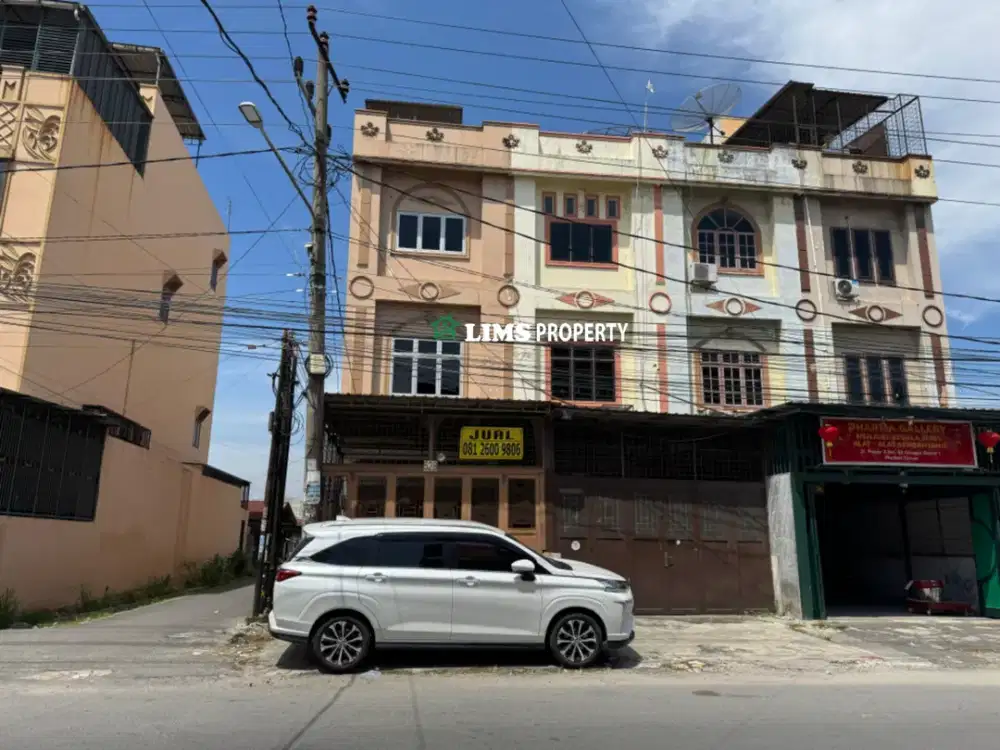 Jual Ruko pinggir Jalan besar Pasar 3 Krakatau , Jual dibawa harga pasaran