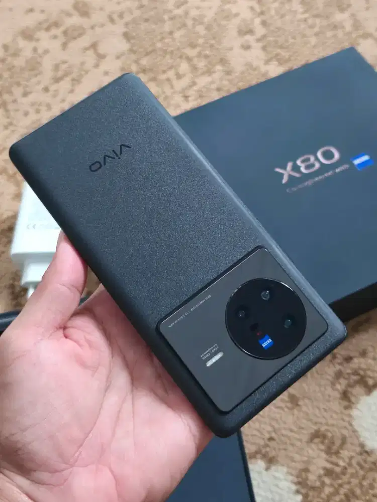 Vivo X80 5G 12/256 Hitam Like New