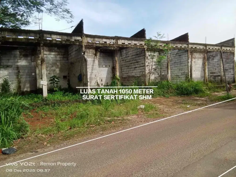 DI JUAL TANAH HARGA MURAH BERIKUT BANGUNAN RUKO STRATEGIS DI JALAN RAYA UTAMA PABUARAN KEMANG BOGOR