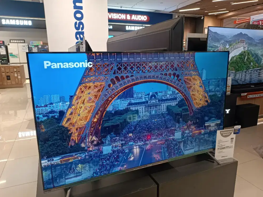Bunga Cicilan 0% LED GOOGLE TV PANASONIC