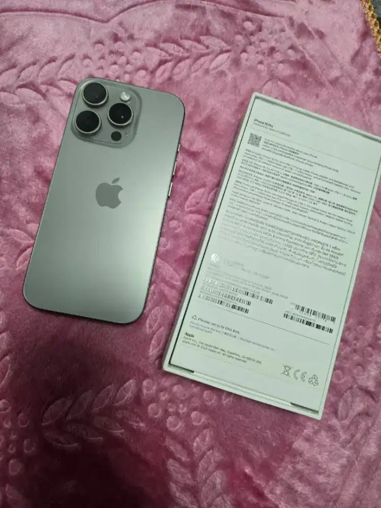 Iphone 16 pro 128 becuk