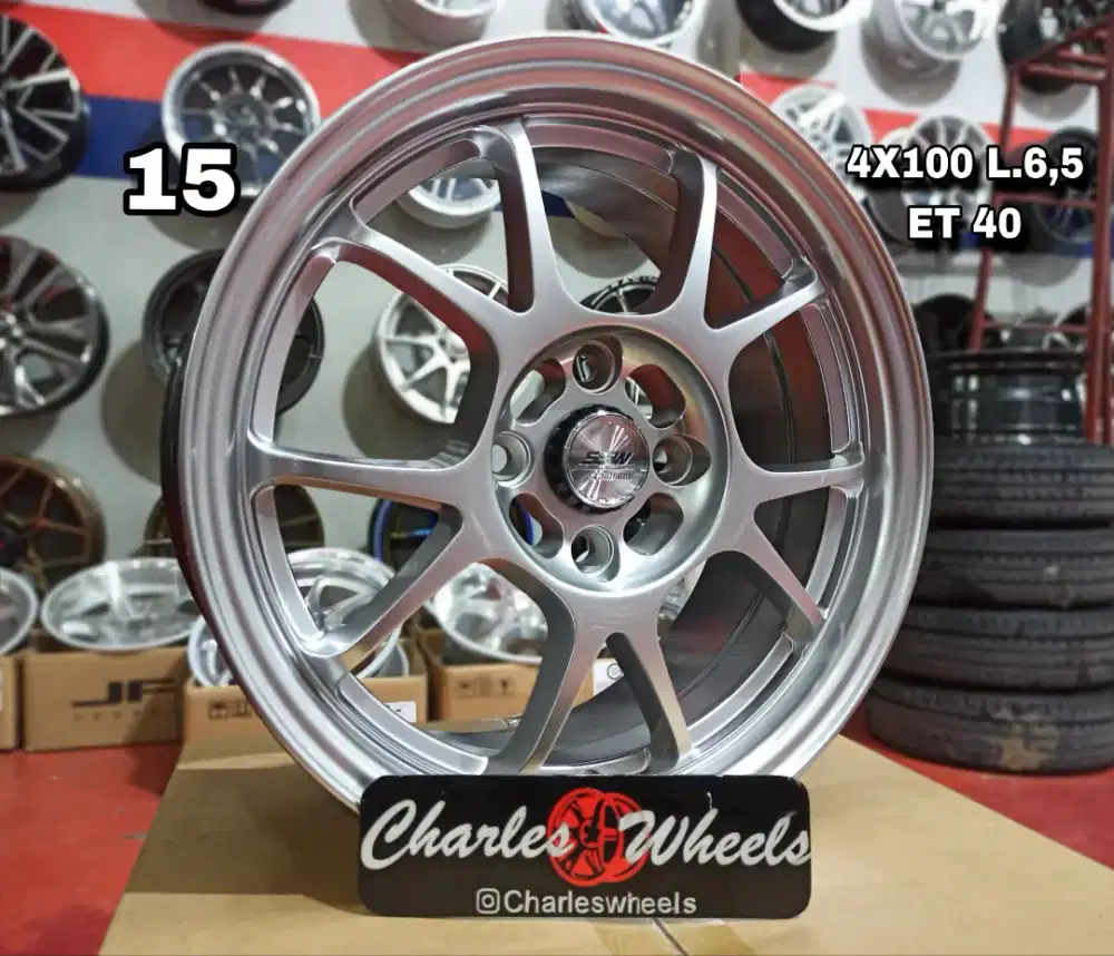 VELG SSW BBS RING 15 SILVER