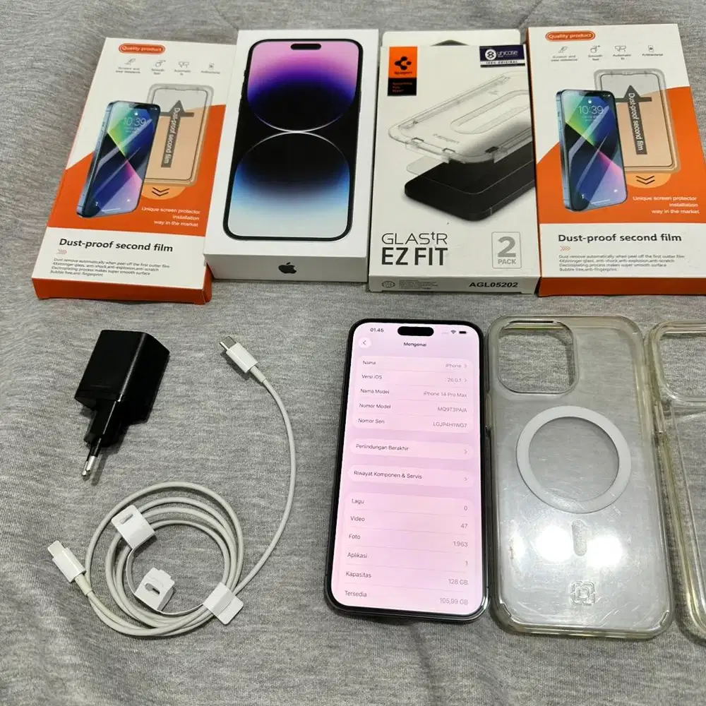 Iphone 14 pro max 128gb likenew ibox deep purple