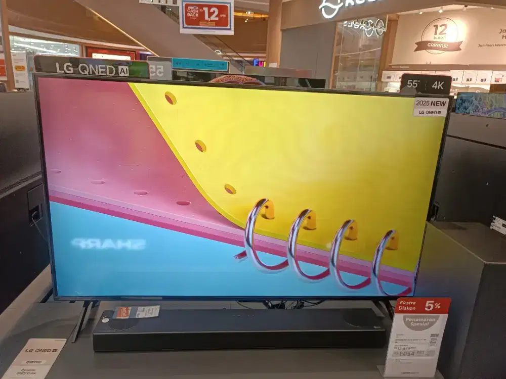 Bunga Cicilan 0% LG LED SMART TV 4K 55 INCH