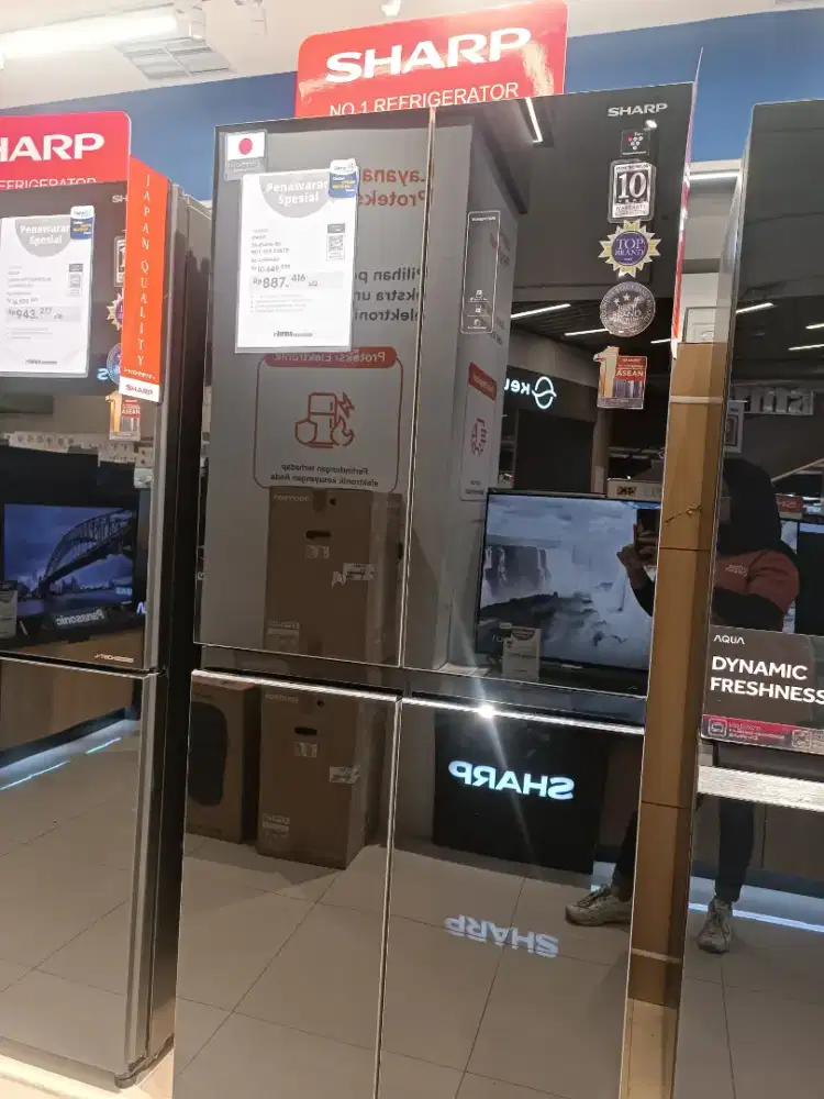 Bunga Cicilan 0% KULKAS SHARP