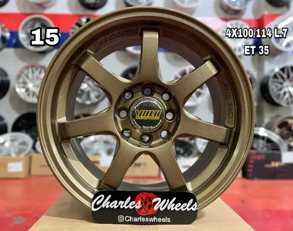 VELG MUGEN RAYS R15 MURAH