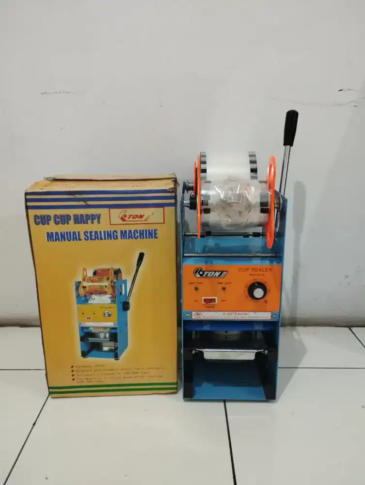 Mesin press Gelas plastik / Cup Sealer merk Eton D8