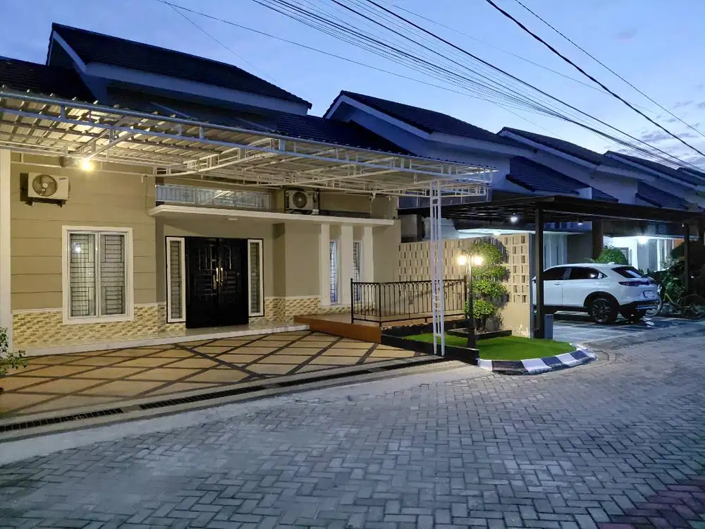 DIJUAL RUMAH CLUSTER SHM FULL FURNISH SIAP HUNI
