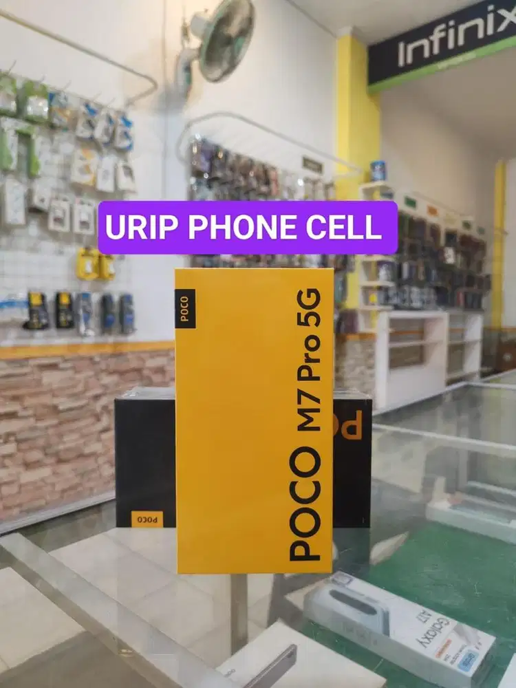 Poco M7pro 5g 8/256 Promo+ bonus cash & credit garansi resmi