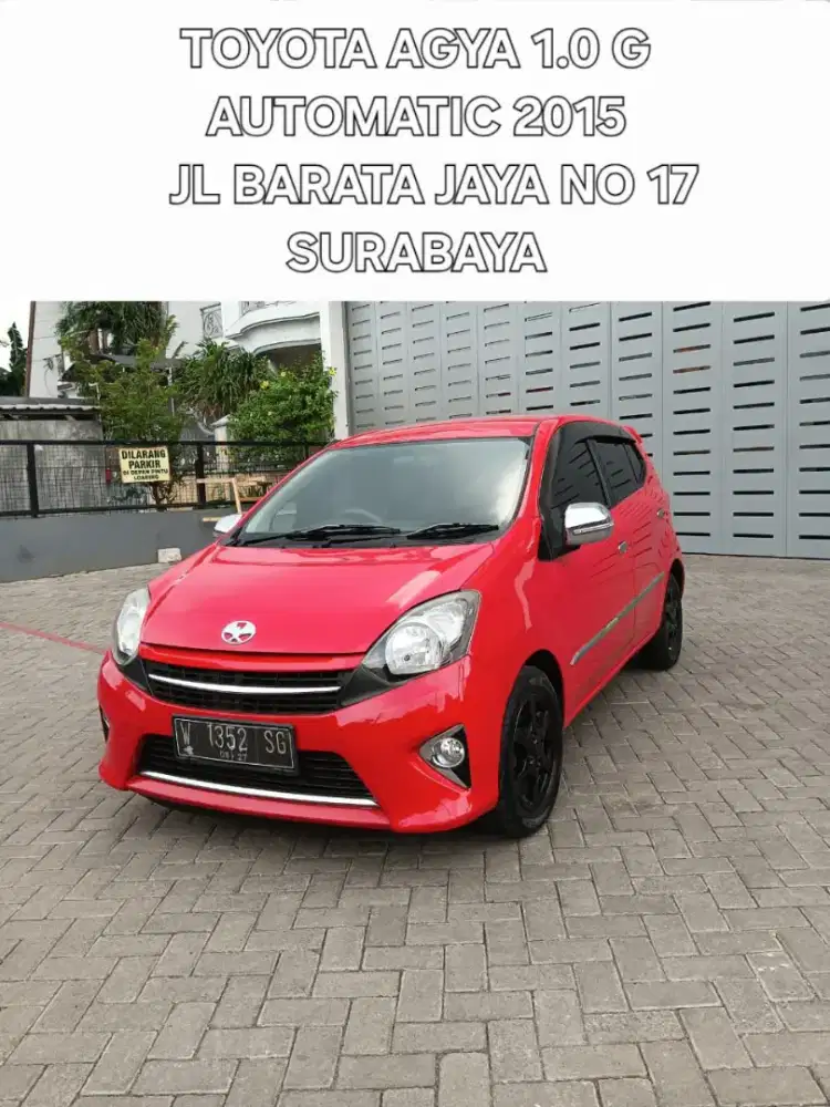 TOYOTA AGYA G AUTOMATIC 2015