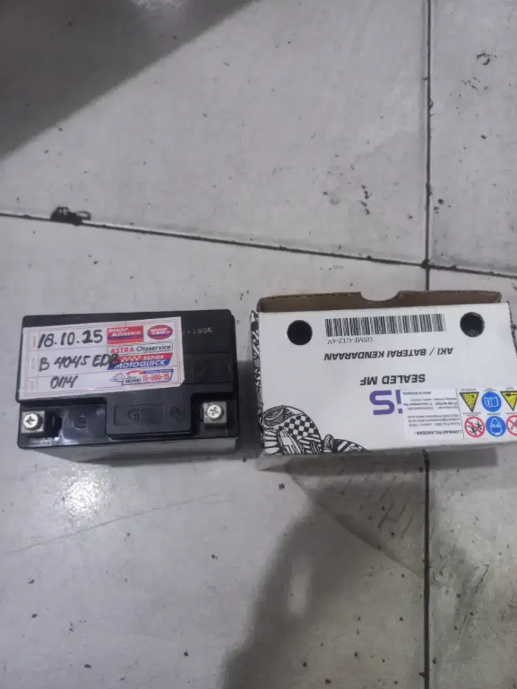 Jual aki motor merek GS Astra