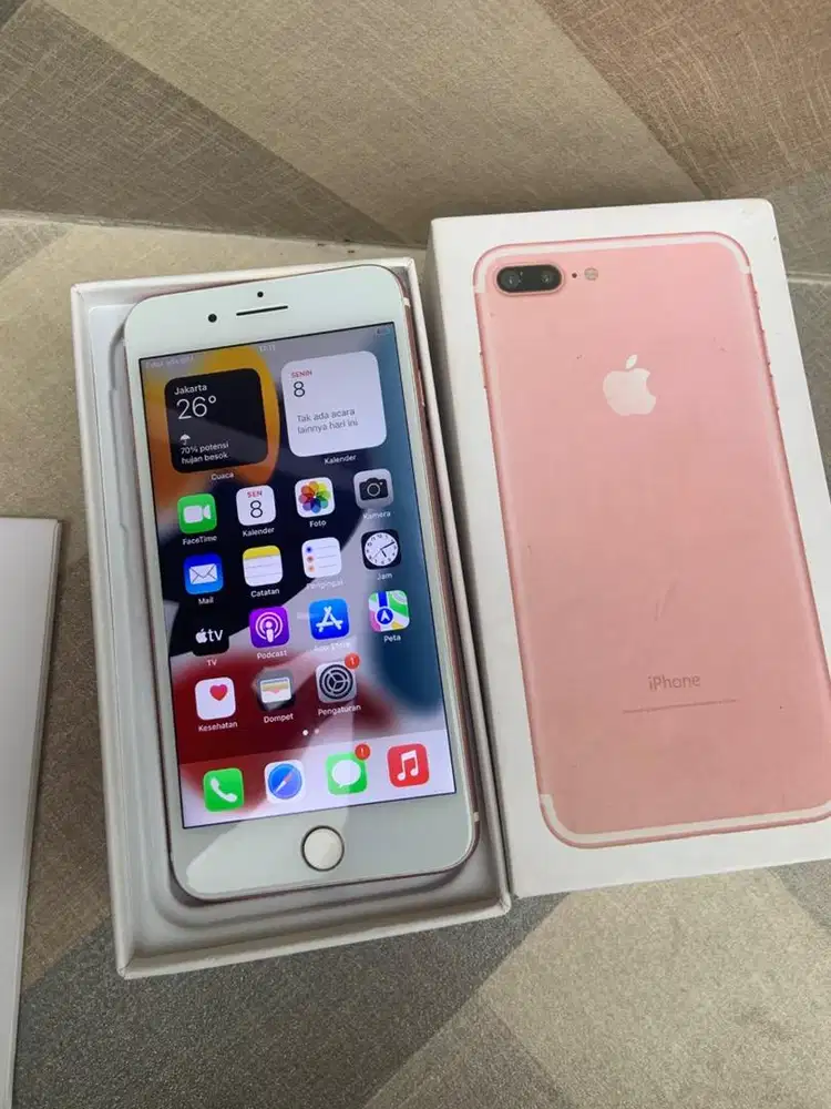 Iphone 7 plus 128gb semua kartu lancar mulus gak ada minus