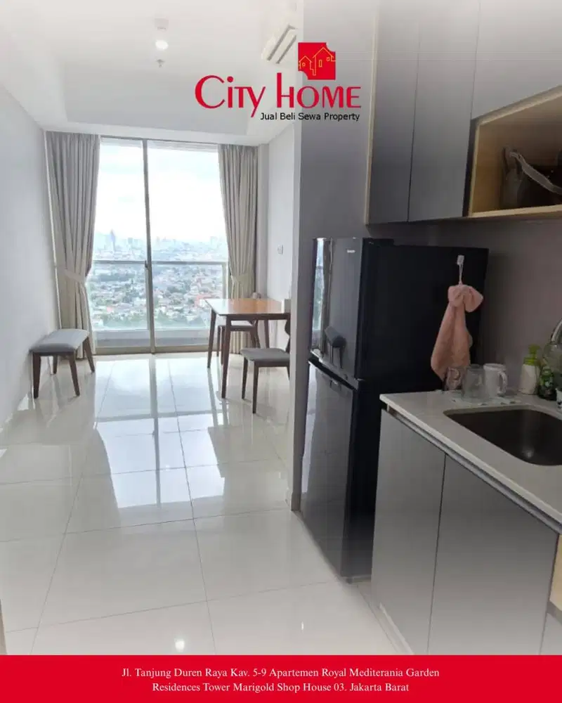 For Sell Apartemen 3BR full furnished murah, lokasi strategis