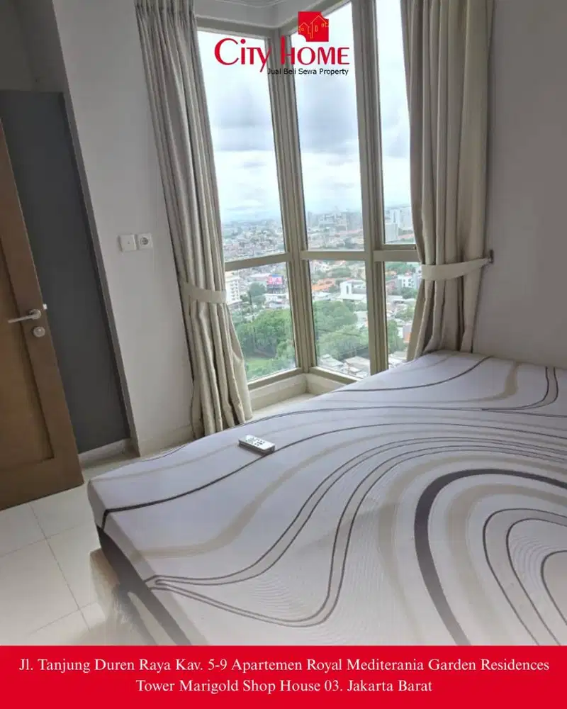 Dijual Cepat Apartemen 3 kamar full furnished murah, lokasi strategis
