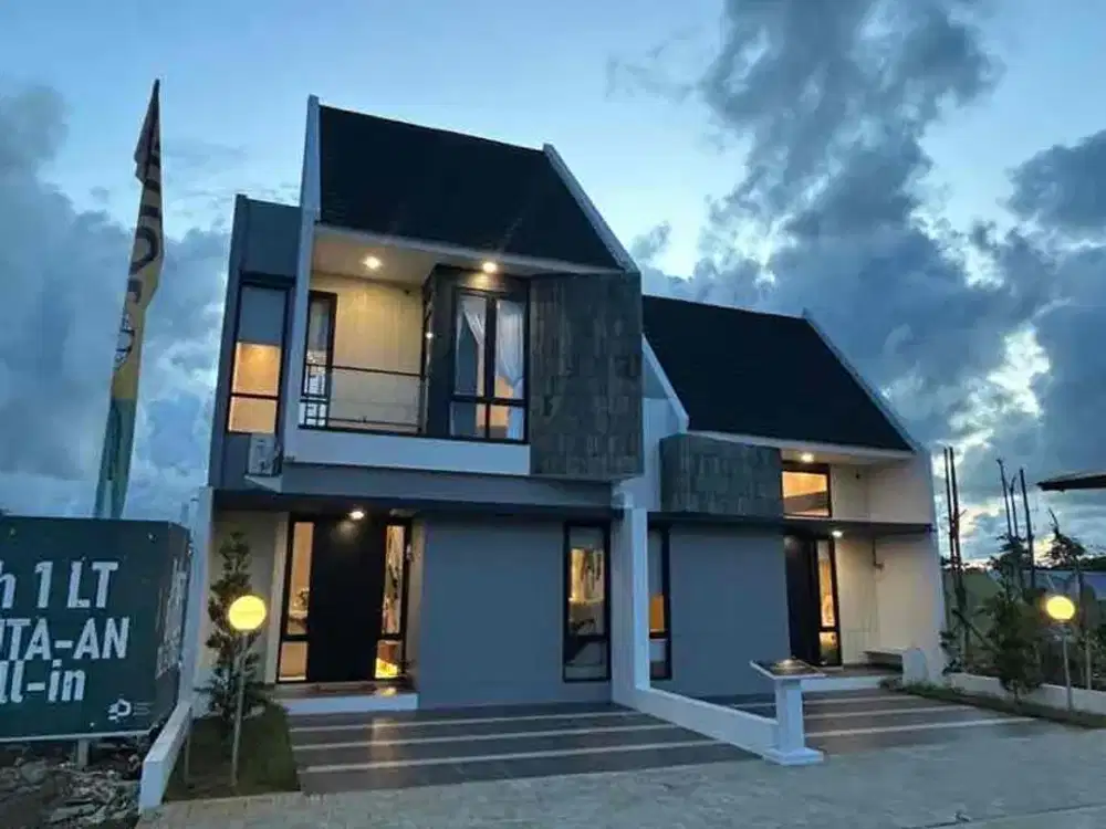 DIJUAL RUMAH BARU 2 KAMAR TIDUR DI JALAN POROS PERINTIS DEKAT BUNDARAN BANDARA MAKASSAR