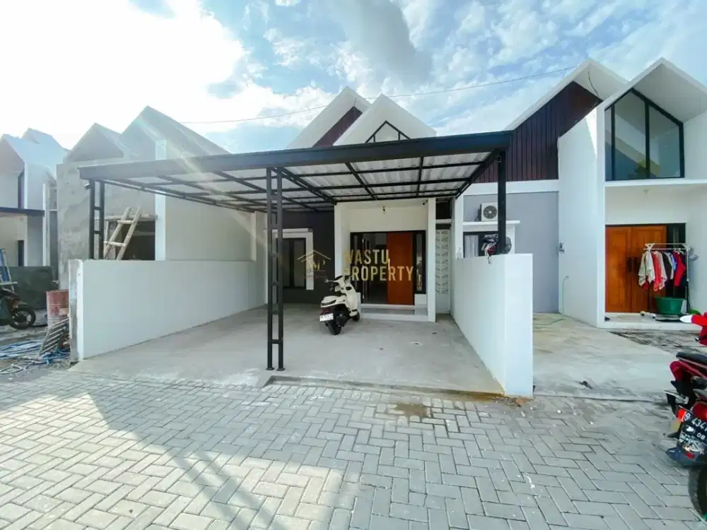 DIJUAL RUMAH CANTIK MODERN DALAM CLUSTER 400 JUTAAN SHM DI MOYUDAN SLEMAN