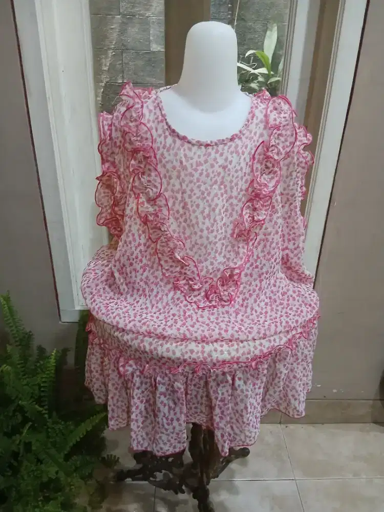 PRELOVED: Mini Dress Chifon (2)