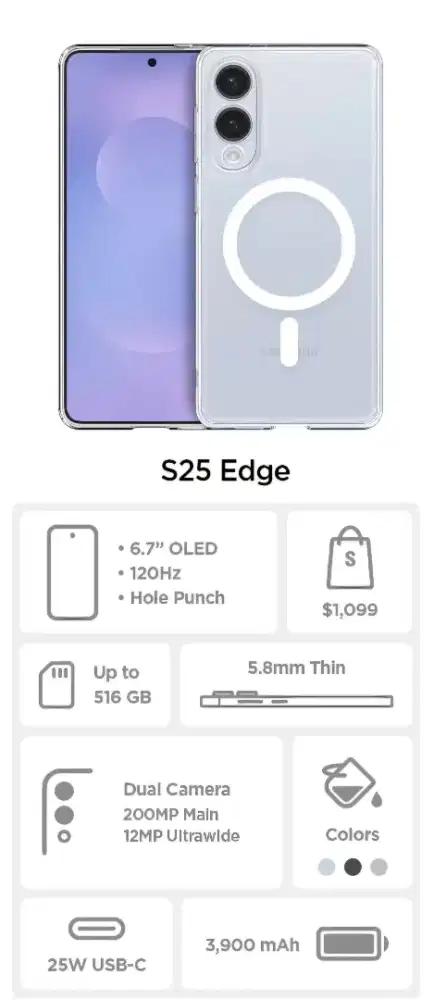 SAMSUNG GALAXY S25 FE 5G 512GB