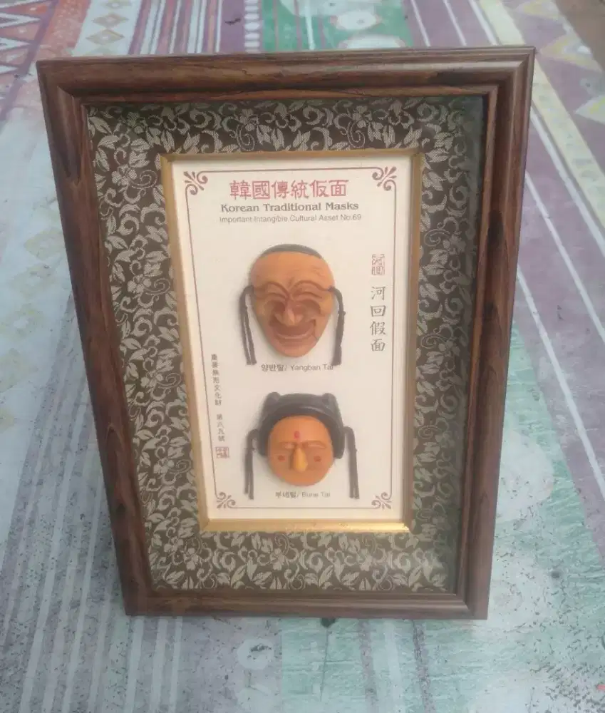 Pajangan Korean Tradisional Mask Original