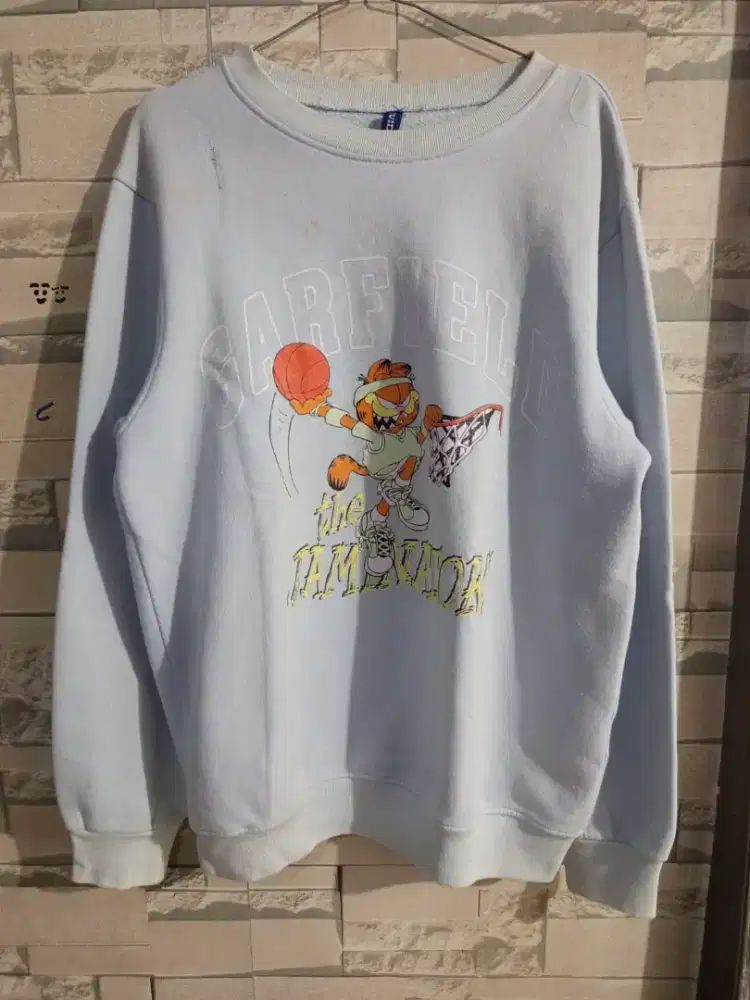 Sweater Garfield “The Champion” (Vintage Style)**