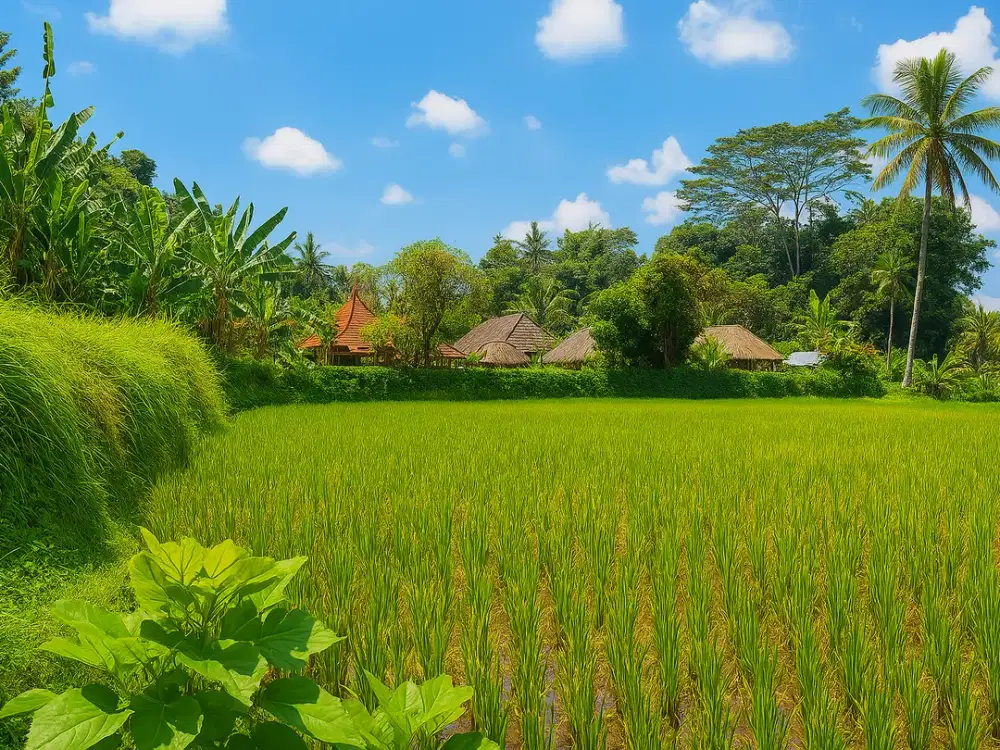 Tanah  ada mata airnya besar pakis malang