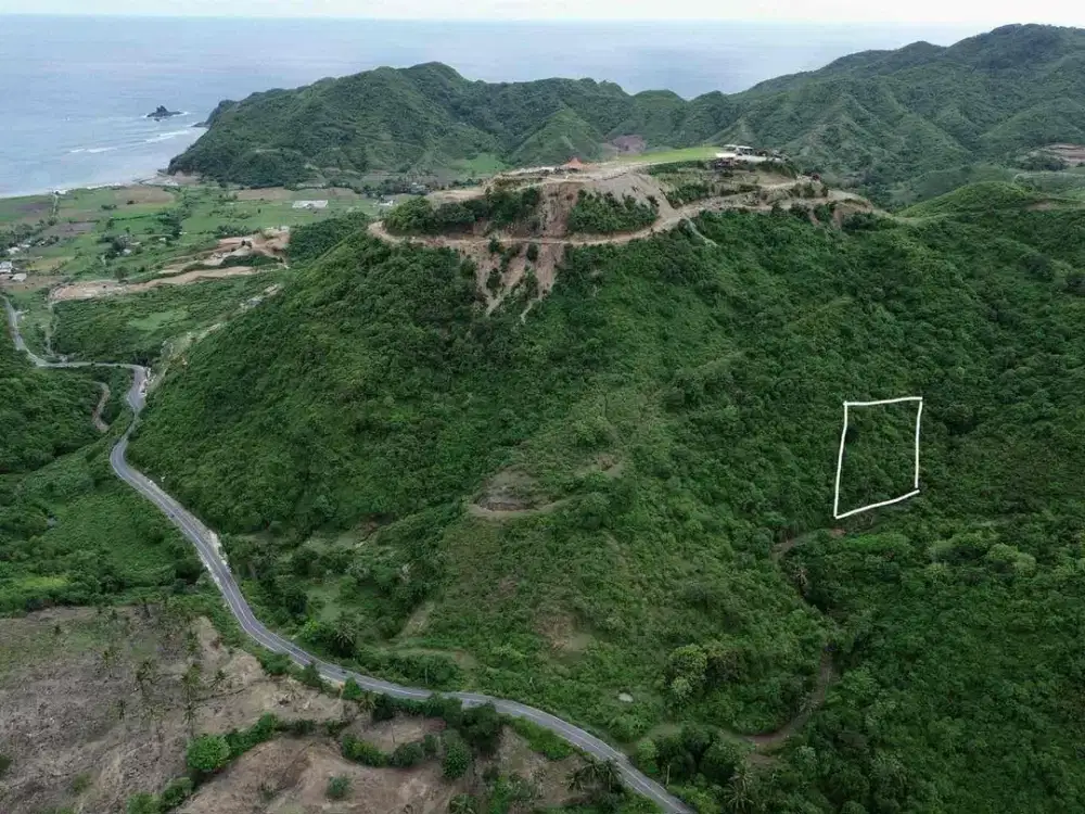 tanah murah dekat pantai lancing dan tampah lombok. Cocok untuk villa