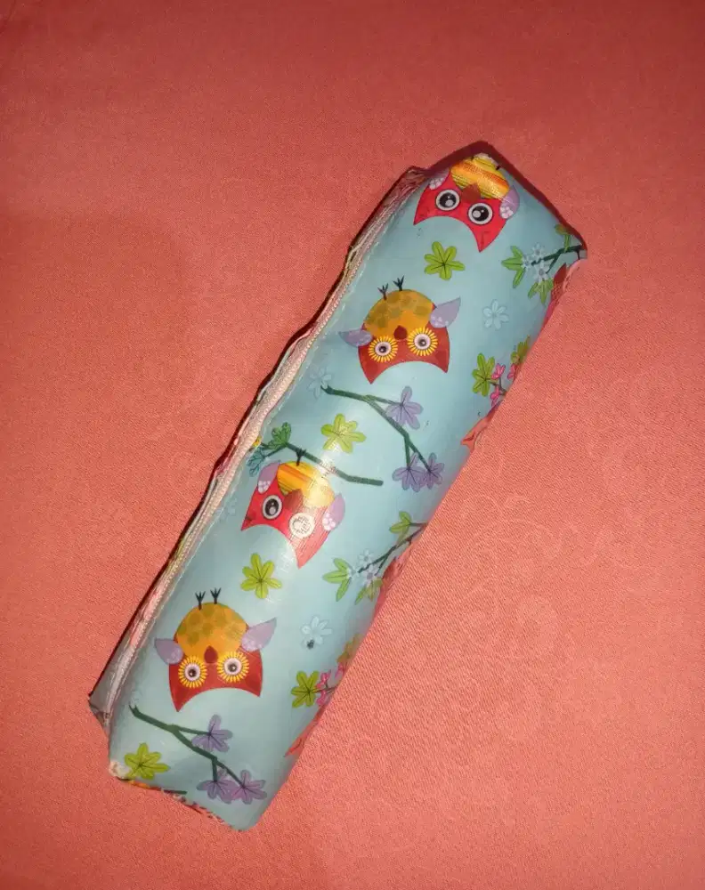 Tempat pensil burung hantu lucu