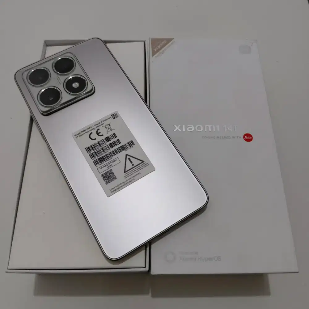 Xiaomi 14T 5G Leica, ram 12/512, kondisi Like New, Fullset ori.