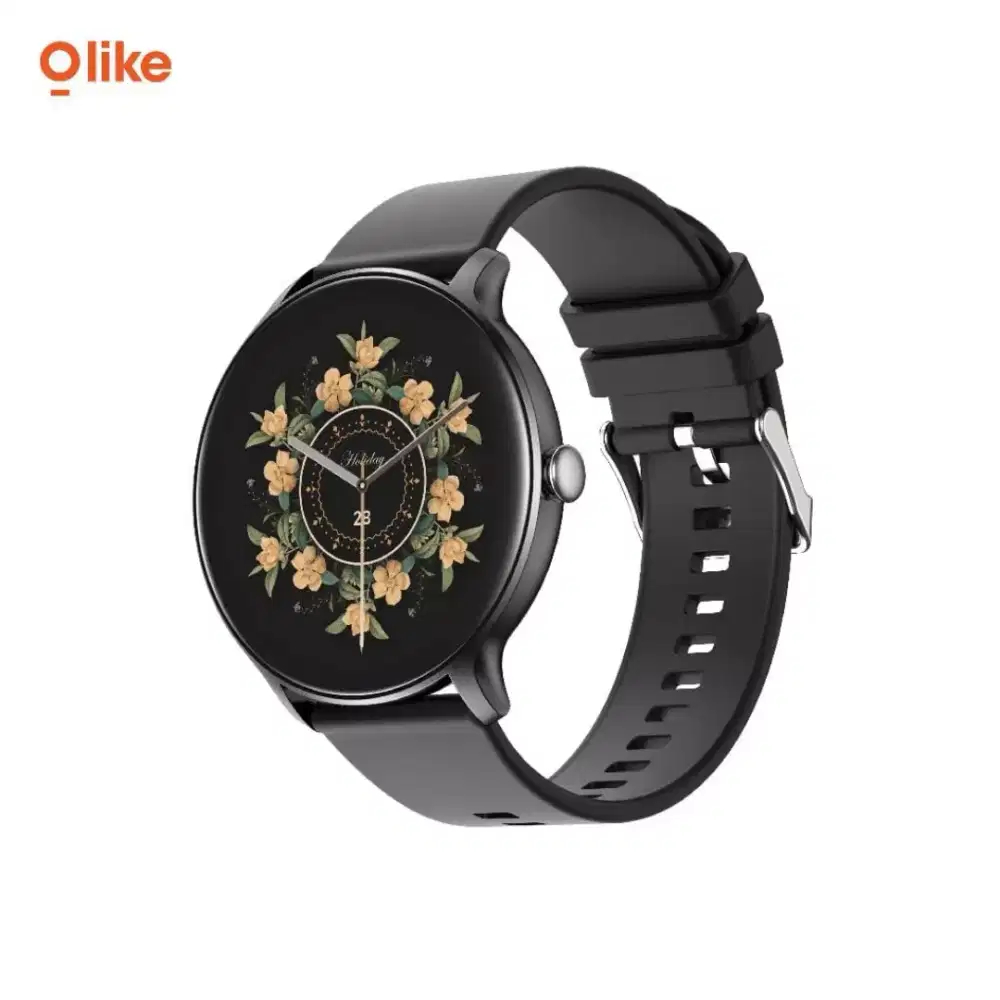 SMARTWACH OLIKE FW6 BLACK BLUETOOTH CALLING (NEW GARANSI)