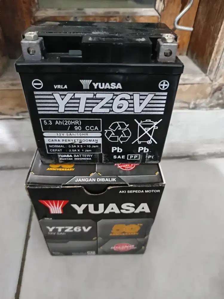 AKI MOTOR YUASA YTZ6V ORIGINAL