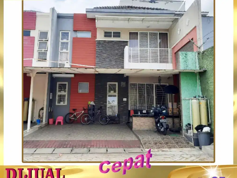 DIJUAL Rumah Hook 2½ Lantai di Golf Lake Residence Cengkareng - DO&FN