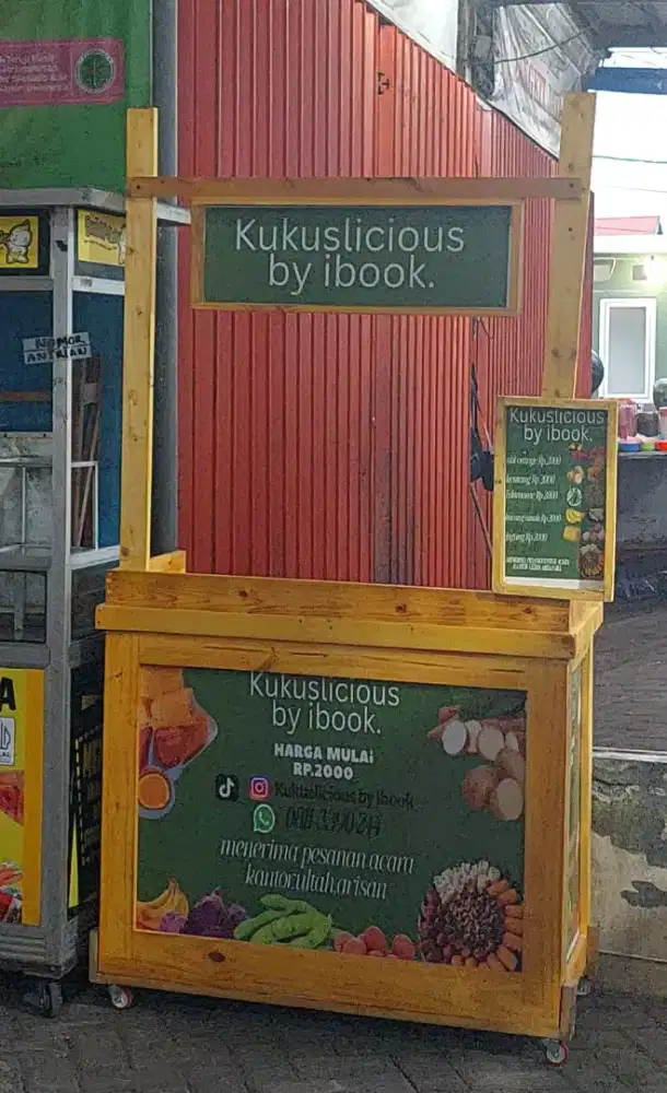 Gerobak stand beroda