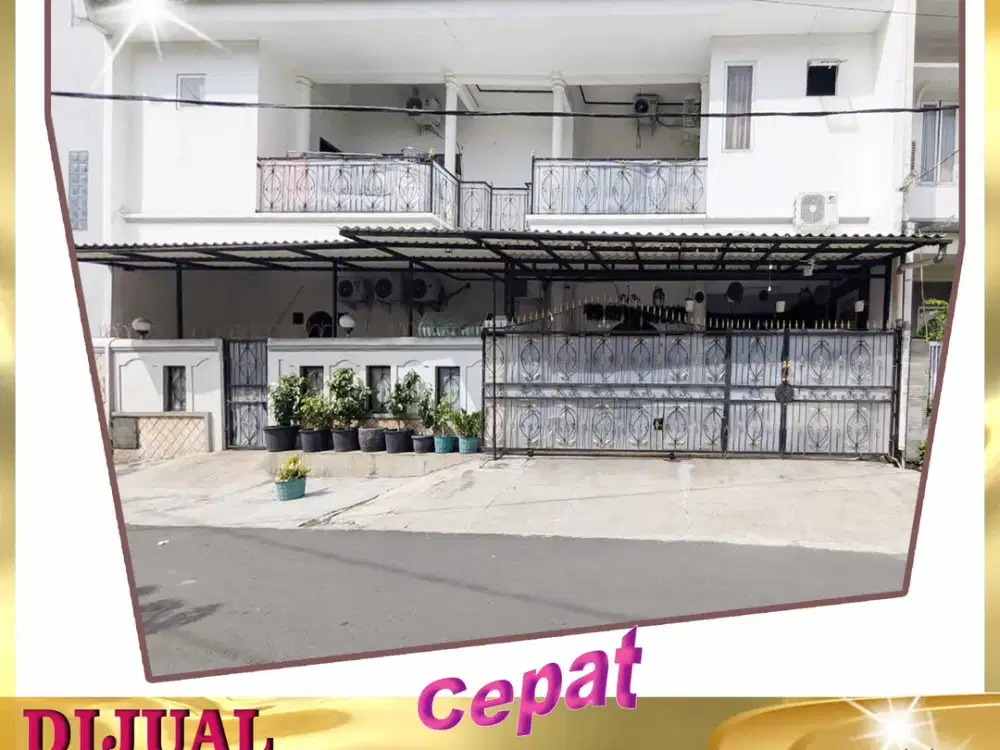 DIJUAL Cepat RUMAH 2 Lantai di Kemanggisan Palmerah Jakarta Barat - AH