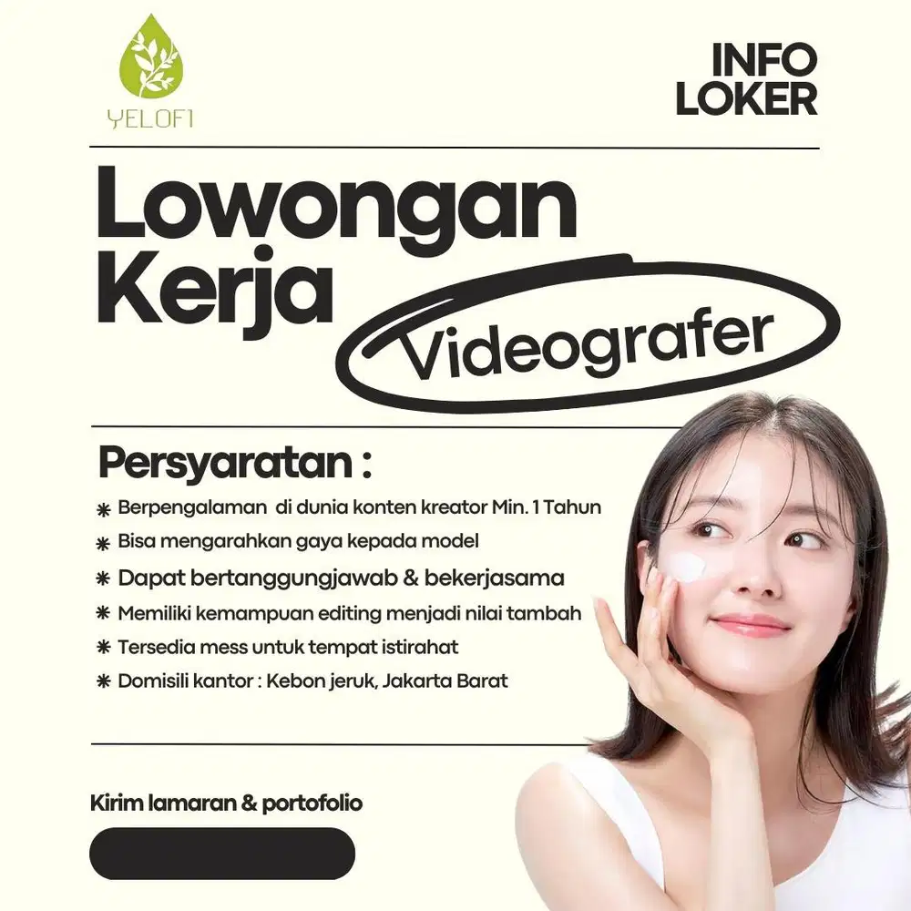 DIBUTUHKAN VIDEOGRAFER / KONTEN KREATOR