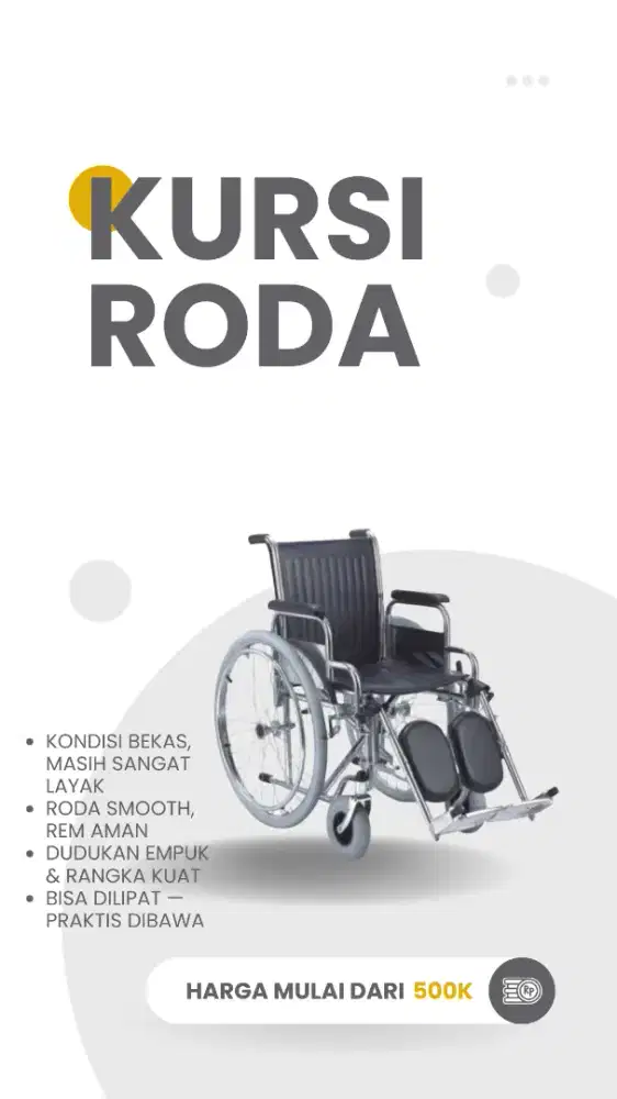 Kursi Roda Lansia