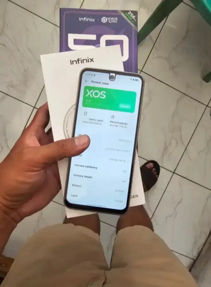 Infinix Note 50X 8+8/256 5G resmi msih bgus no minus bs tker tmanb