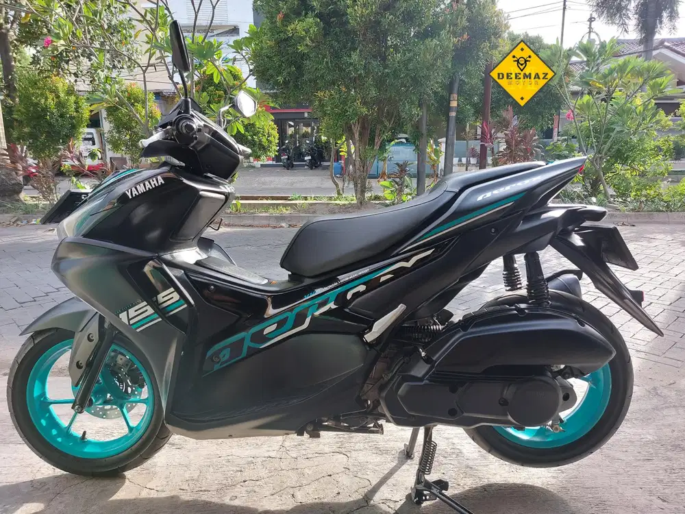 (DP 300 Rb)‼️ Aerox Connected Hitam 2022 Cash, Kredit & Tukar Tambah