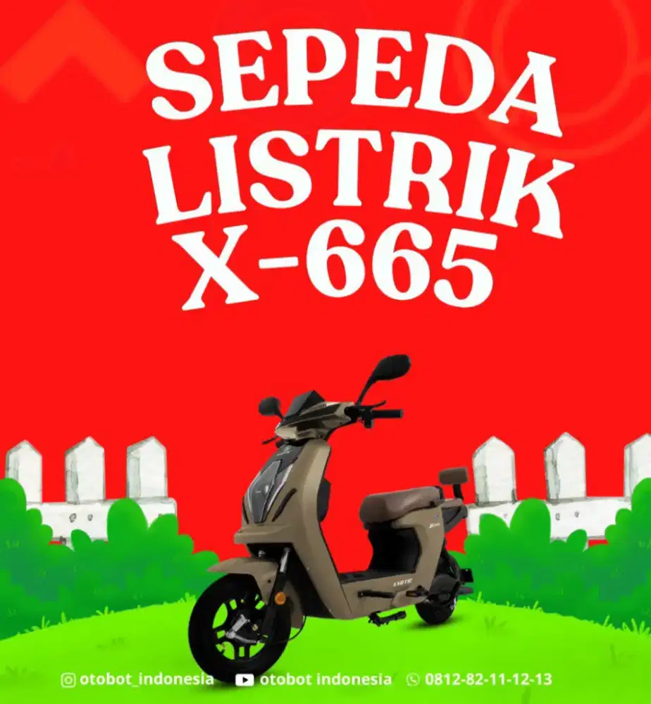 SEPEDA LISTRIK  EXOTIC X6-65