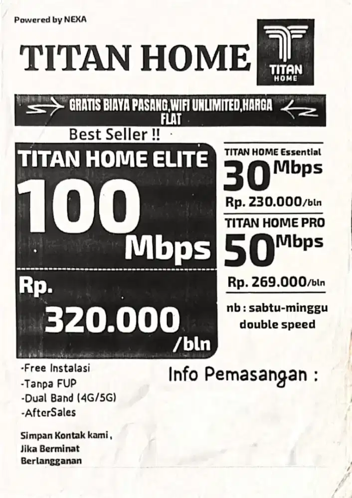 Wifi Titan Home Semarang