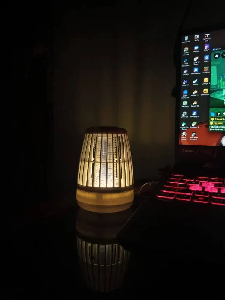 Lampu tidur, sangat nyaman di gunakan punya 2 warna