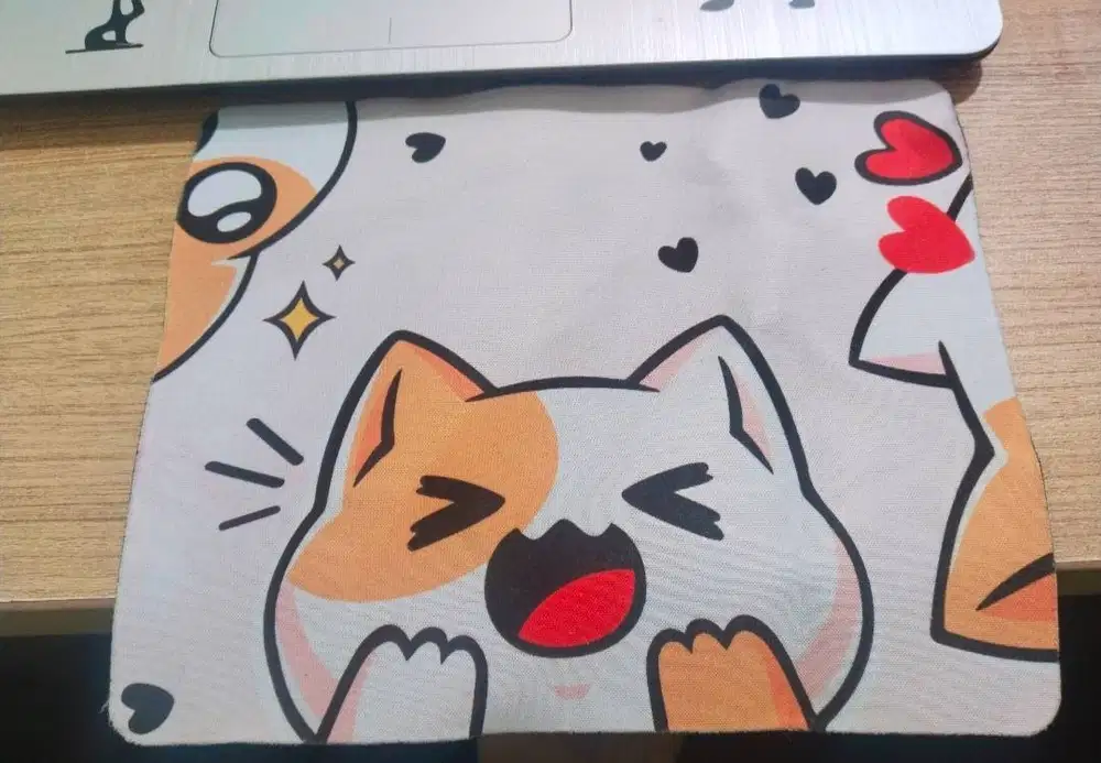 Mouse Pad Motif Kucing Lucu