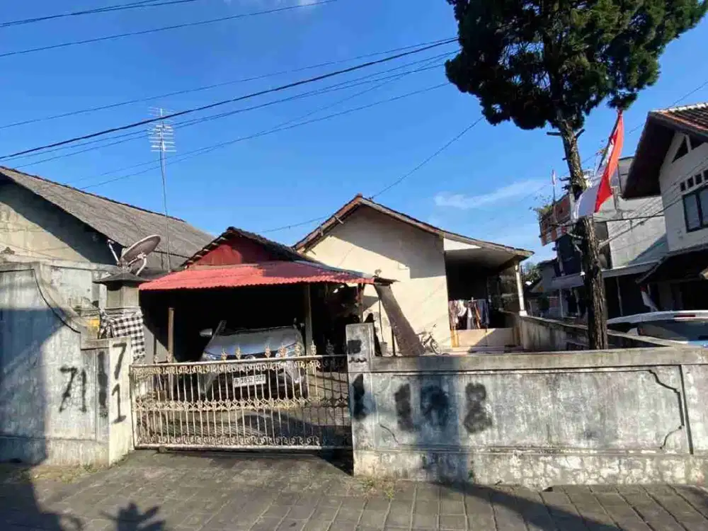 Jual Tanah 120m² Bonus Bangunan Lokasi Ubung Kaja Area Pemukiman