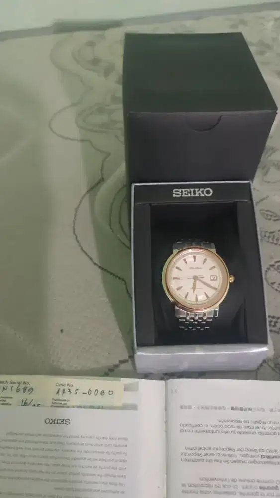 Jam seiko presage SRP118J1.. Ful box n bergaransi
