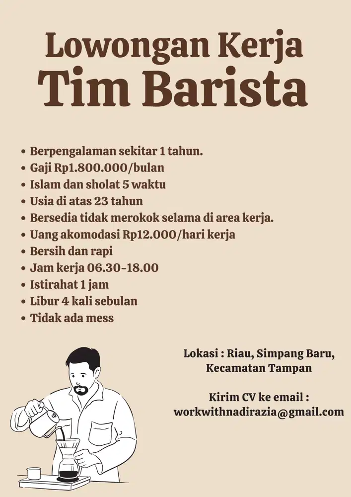 Di cari team barista