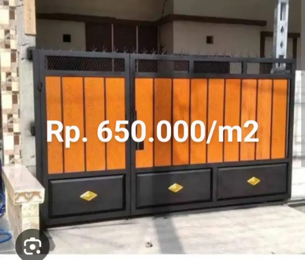 Pagar rumah minimalis modern