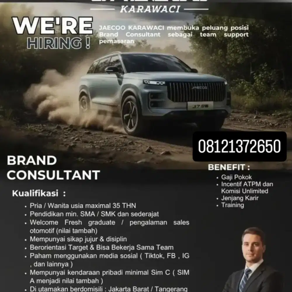 MARKETING MOBIL JAECOO KARAWACI