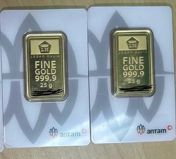 Emas Antam 25gram RM 2025
